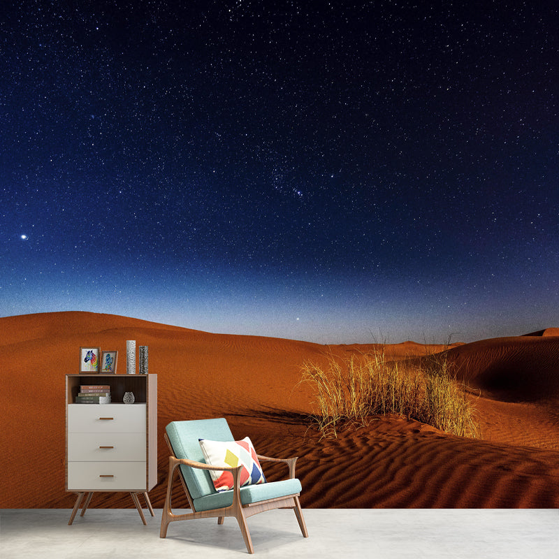 Eco-friendly Desert Mural Decorative Mildew Resistant for Sitting Room Bedroom