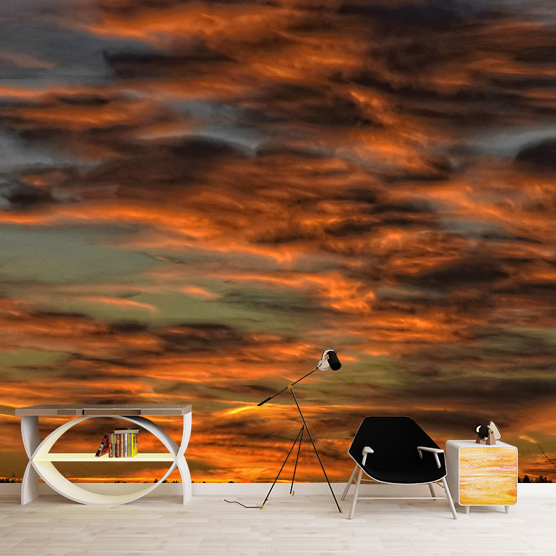 Beautiful Cloud Wall Covering for Sleeping Room Moisture Resistant, Made to Measure