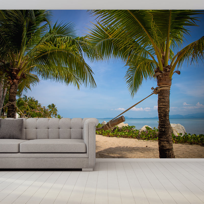 Coconut Tree Mural Modernist Dining Room Home Decor Waterproofing, Made to Measure