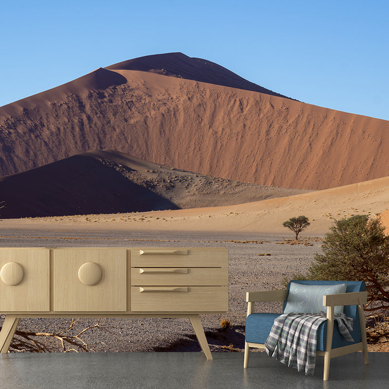 Desert Scenery Mural Decal Customized Contemporary Wall Covering for Bedroom
