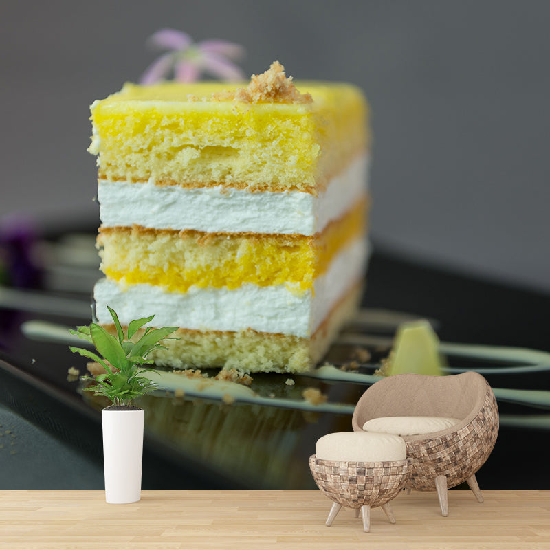 Dessert Wall Paper Murals Contemporary Style Photography for Cake Shop