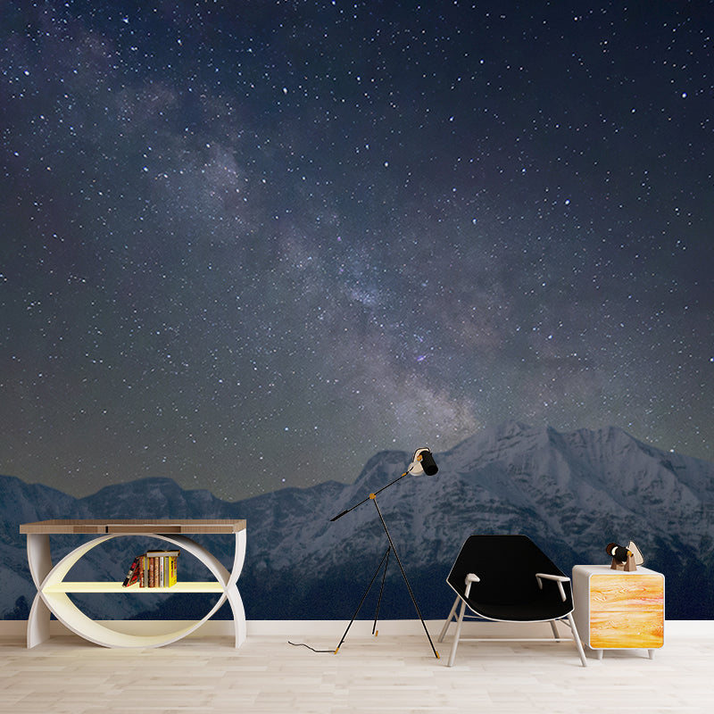Cosmic Galaxy Wallpaper Mural Water-Proof Sleeping Room Wall Decoration