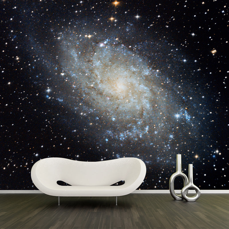 Cosmic Night View Mural Water Resistant Decorative Wall Decor for Bedroom