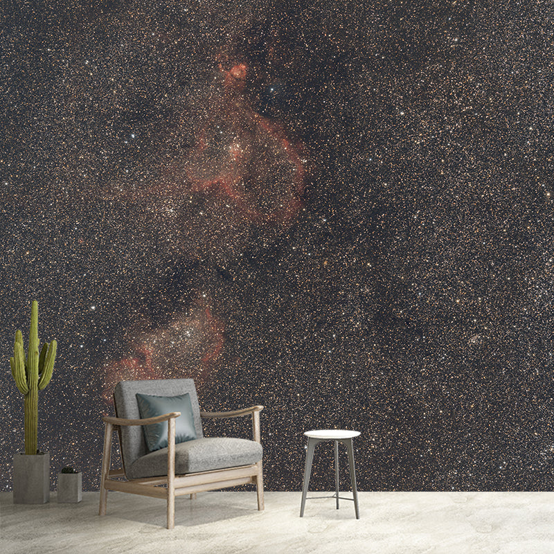 Cosmic Night View Mural Water Resistant Decorative Wall Decor for Bedroom