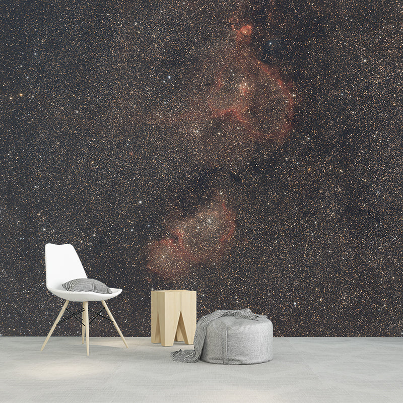 Cosmic Night View Mural Water Resistant Decorative Wall Decor for Bedroom