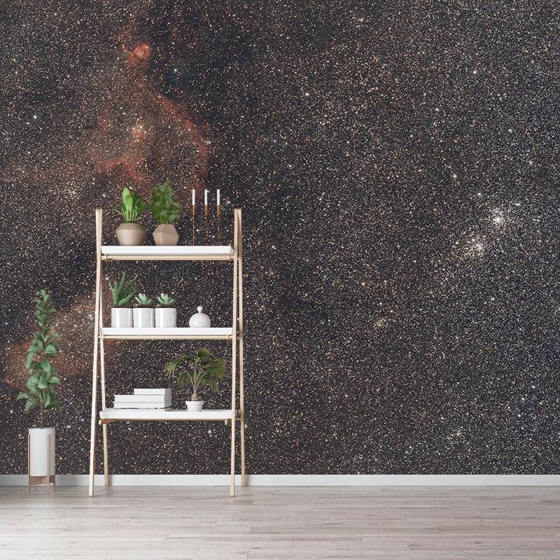 Cosmic Night View Mural Water Resistant Decorative Wall Decor for Bedroom