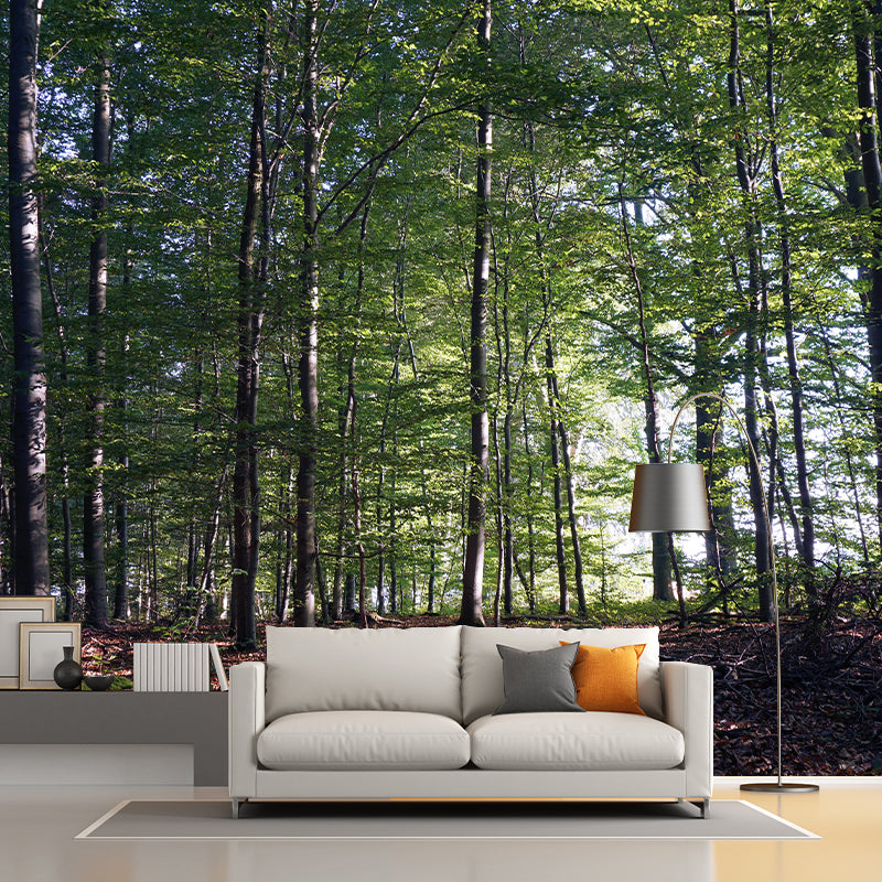 Forest Scenery Moisture Resistant Mural Decal Modern Wall Decor for Sleeping Room