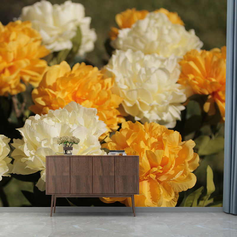 Peony Murals Contemporary Washable Girls' Bedroom Wall Decor, Personalized Size Available