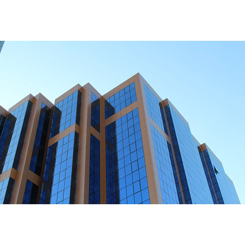 City Building Murals Contemporary Meeting Room Wall Decor, Size Optional