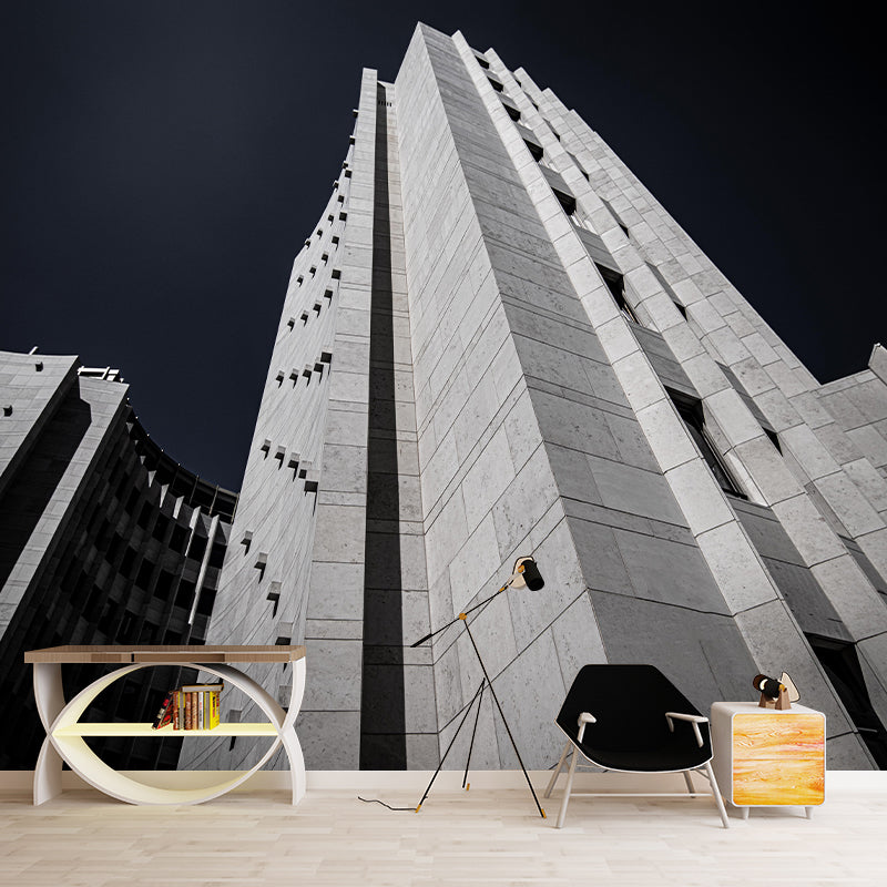 Contemporary Urban Architecture Murals for Coffee Shop Decoration, Moisture Resistant