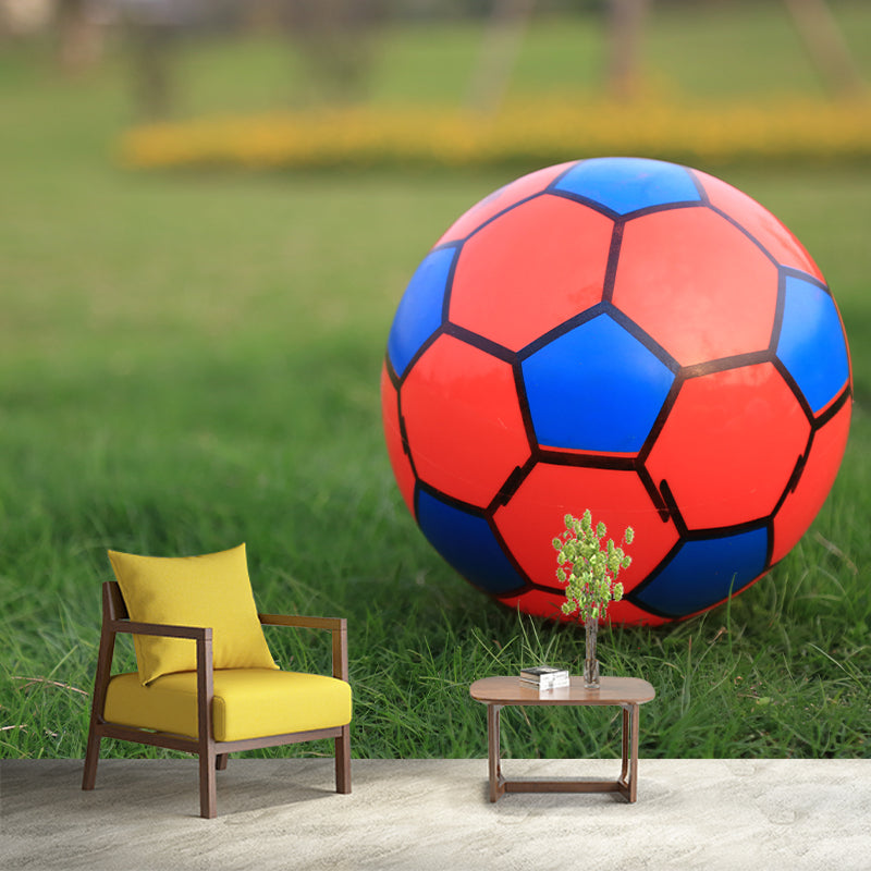 Football Wall Murals Contemporary Photography Style Wall Art for Bedroom