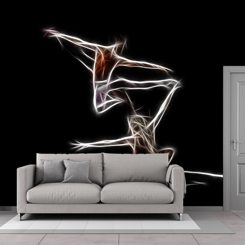 Dancing Wall Murals Contemporary Environment Friendly Wall Art for Bedroom