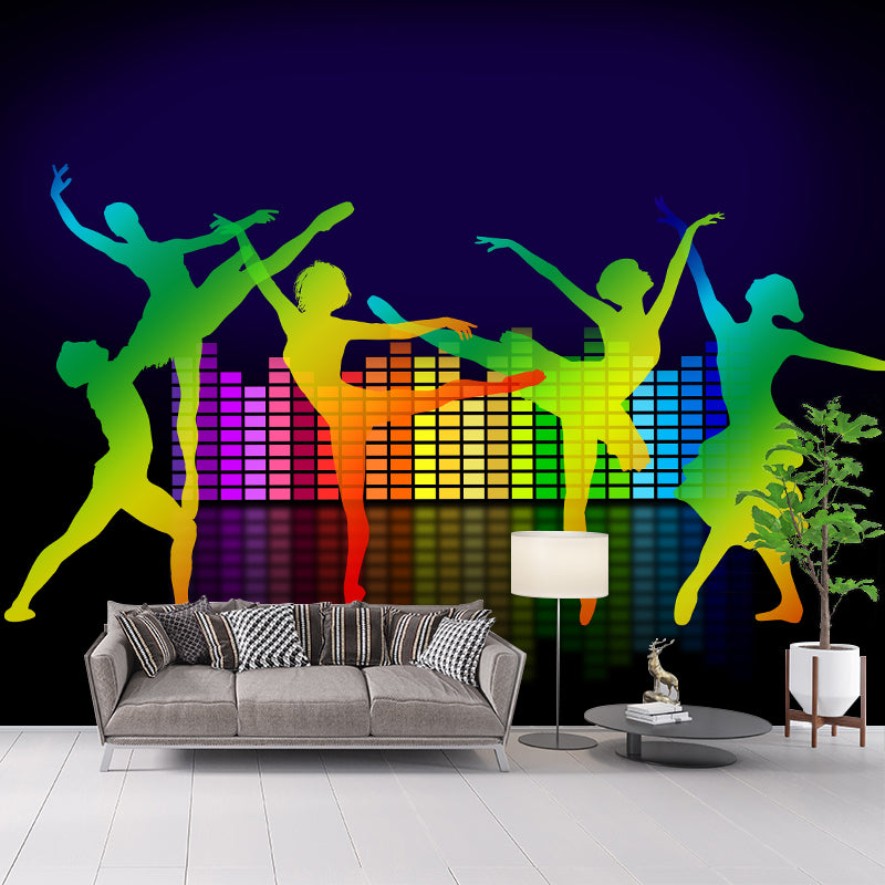 Ballet Mural Wallpaper Mildew Resistant Wall Covering for House Interior