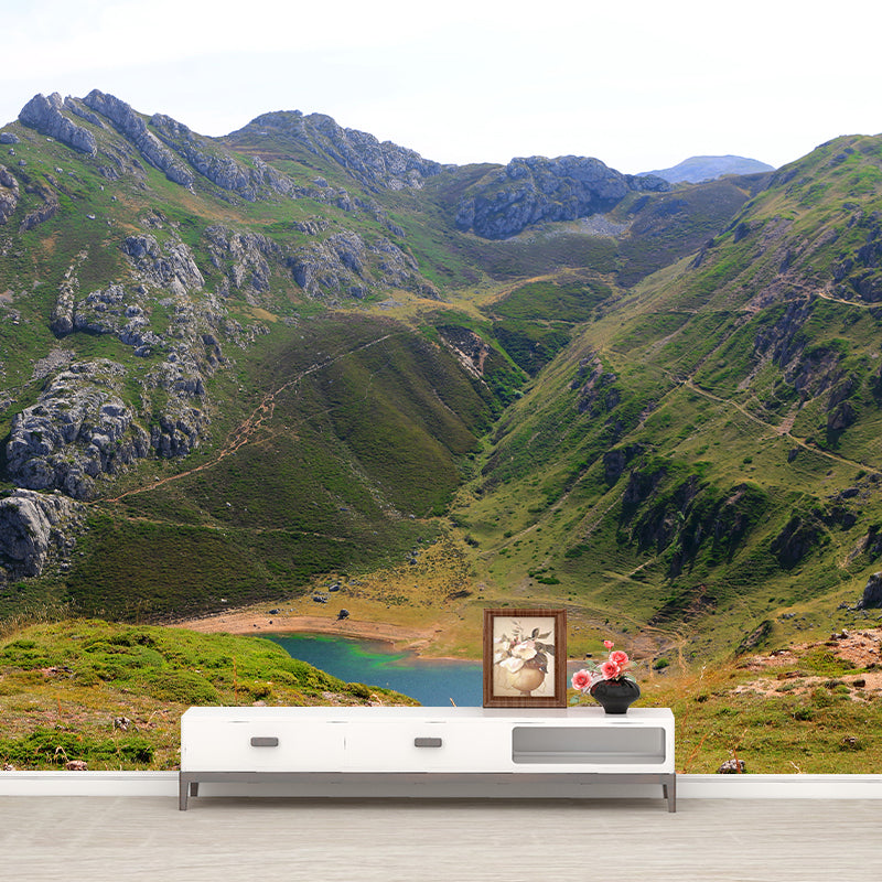 Mountain Wall Murals Contemporary Photography Style Wall Art for Bedroom