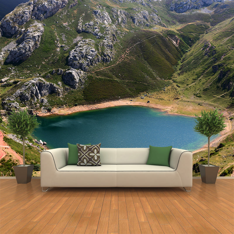 Mountain Wall Murals Contemporary Photography Style Wall Art for Bedroom