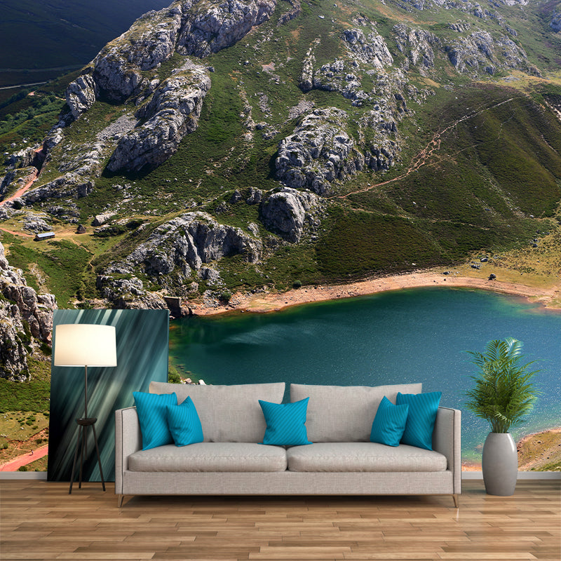 Mountain Wall Murals Contemporary Photography Style Wall Art for Bedroom