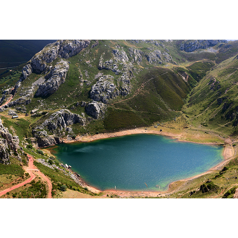 Mountain Wall Murals Contemporary Photography Style Wall Art for Bedroom