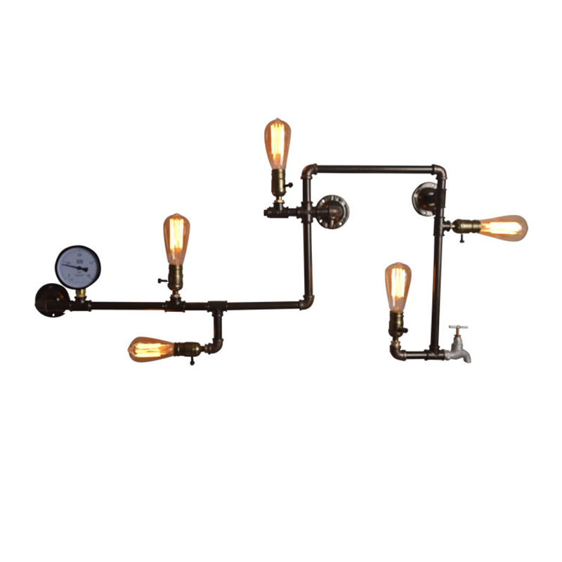 Industrial Wall Sconce Lighting Metal Wall Mounted Light Fixture in Bar Style