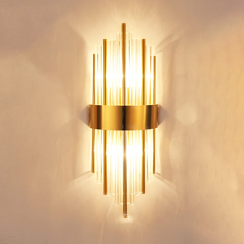 Crystal Wall Lamp Postmodern Sconce Light Fixture for Living Room Bedroom