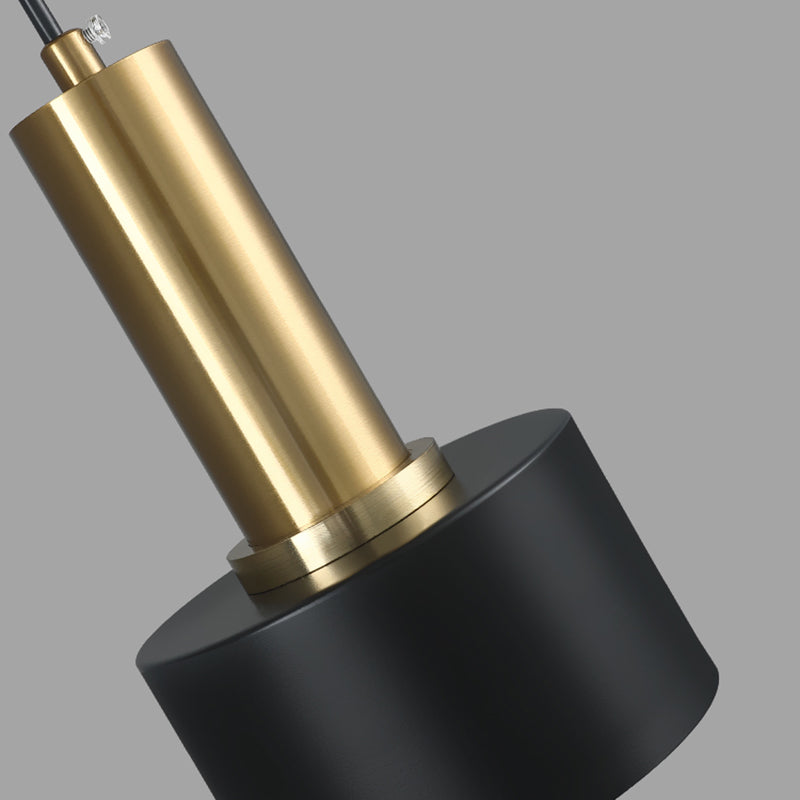 Cylindre métal suspendu plafonnier légère style nordique