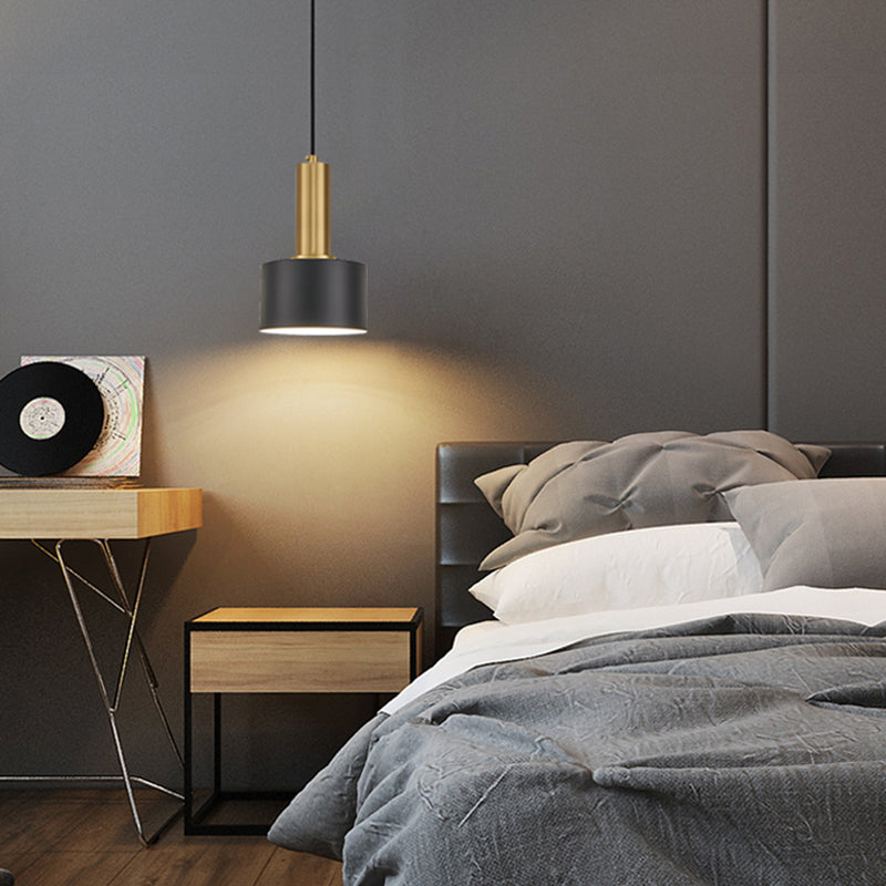 Cercle Bedroom Down Lighting Pendant Metal Simplicity Style Hanging Lightture
