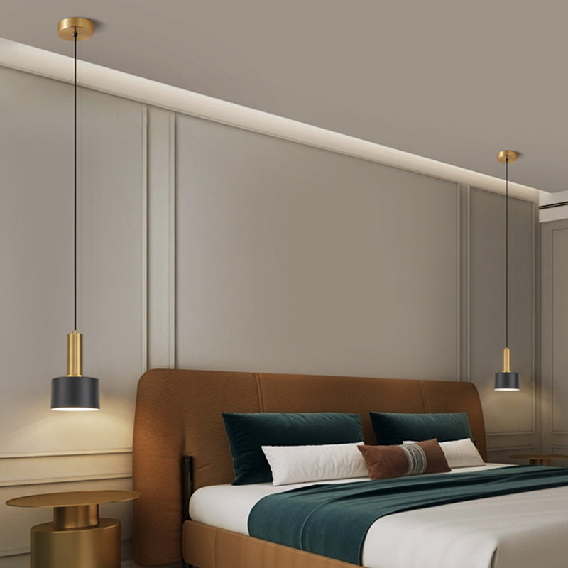 Cercle Bedroom Down Lighting Pendant Metal Simplicity Style Hanging Lightture