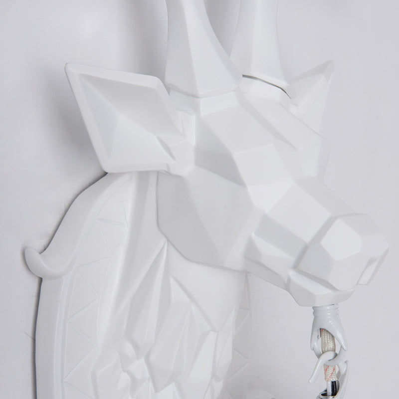 Funzione per illuminazione da parete di cristalli di corna da parete lampada montata in stile a parete