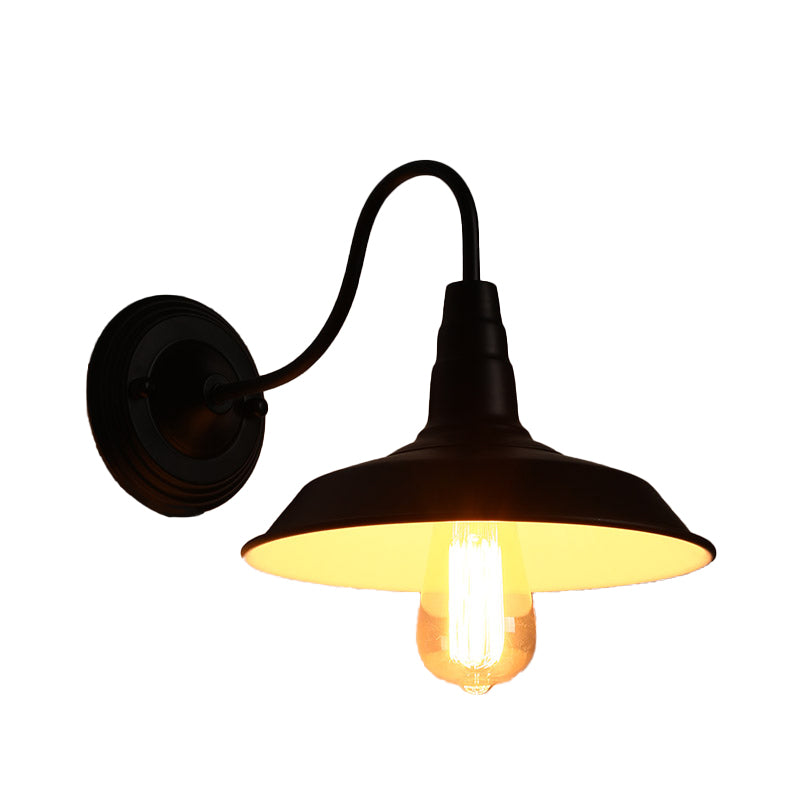Industrielle Leuchte Leuchte Black Metall Wandlampe für Küchenrestaurant