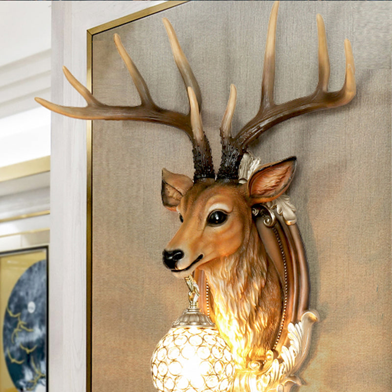 Simplicity Wall Wall Monted Orghiture Montate Accoglienza da parete Deer Apparecchiatura con tonalità di cristallo