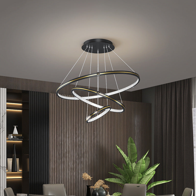 Multi-Tier Chandelier Light Fixture Modern Simplicity Acrylic Pendant Lighting for Restaurant