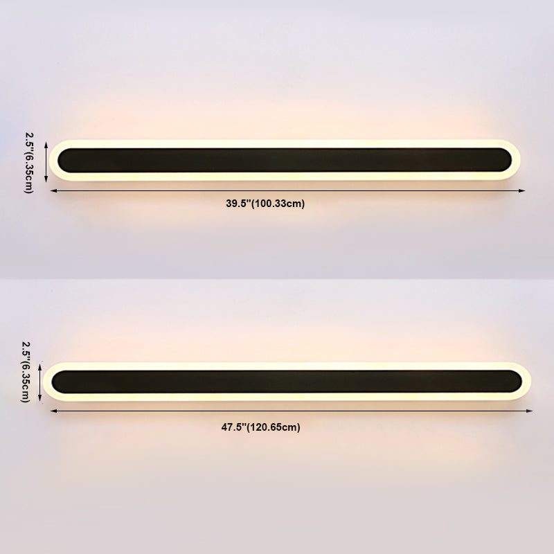 Noordse minimalistische wandbevestiging Lamp slaapkamer Bedroom Led Lijn Wand SCONCE LIMMTER