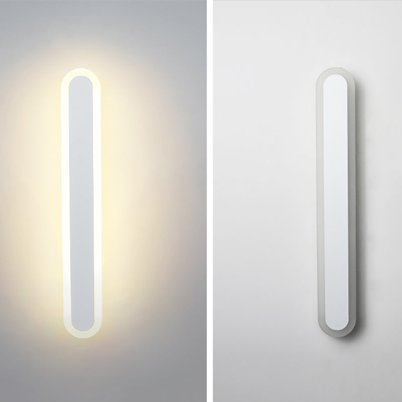 Nordic Minimalist Wall Mount Lamp Bedroom Bedside LED Line Wall Sconce Light Fixture