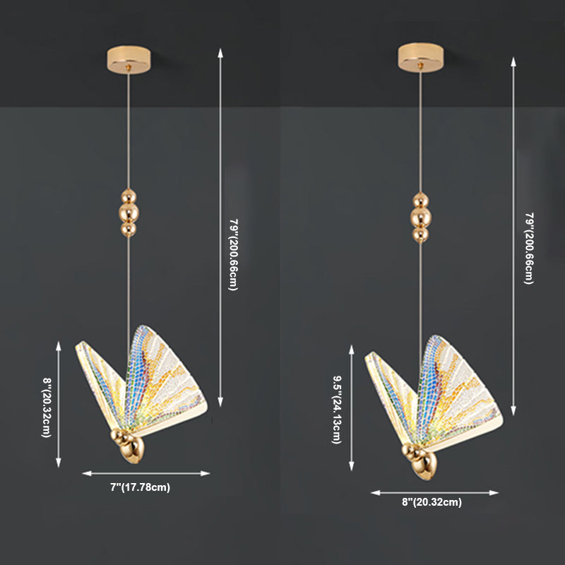 Éclairage pendentif en or