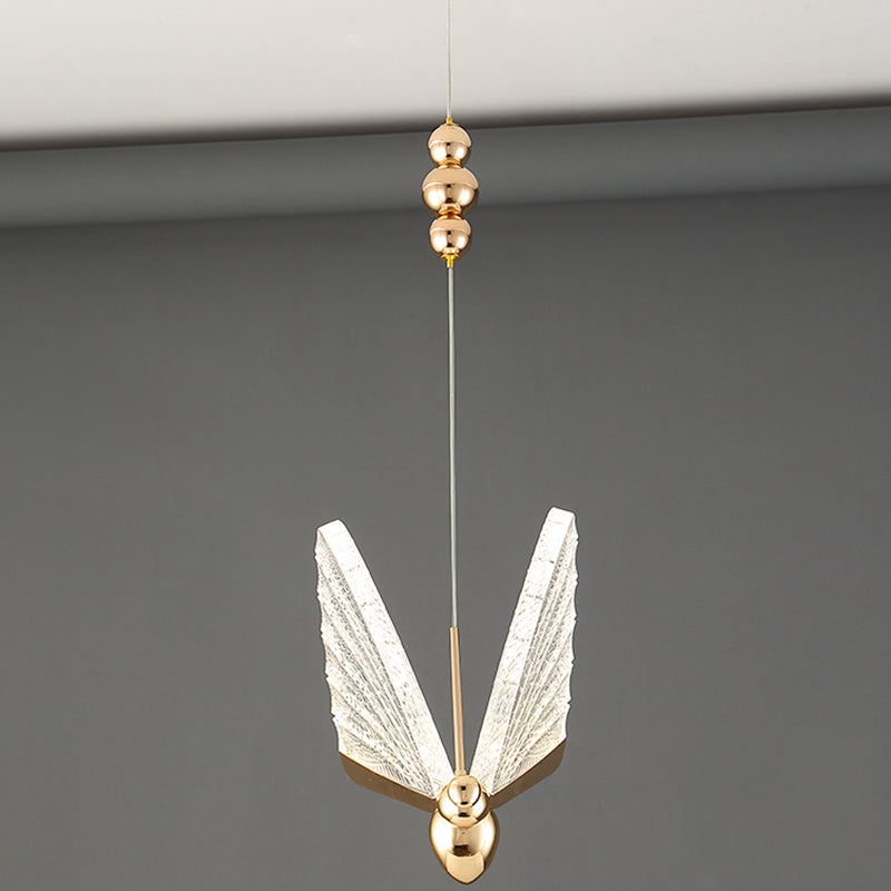 Éclairage pendentif en or