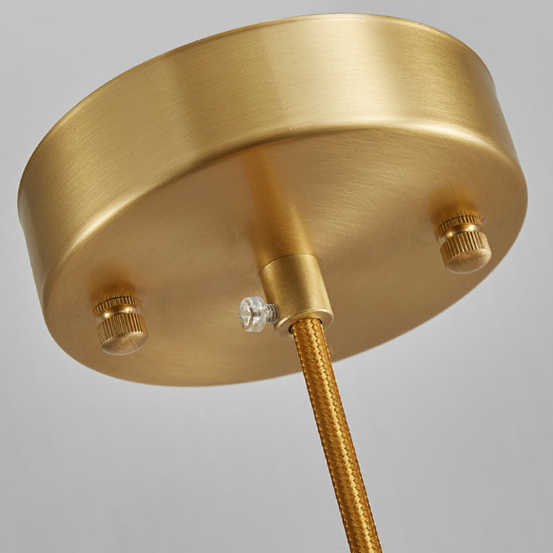 Pendre minimaliste moderne Lumière 1 Light Hanging Light en blanc pour salle à manger