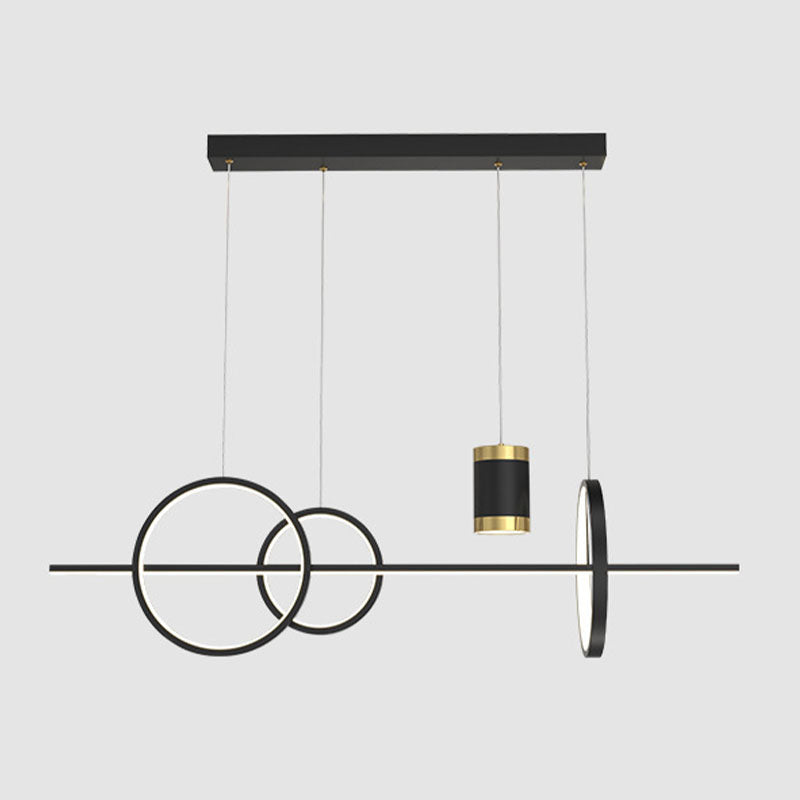 Linear Isola Lighting Acrilic Contemporary Simplicity Fishings a sospensione per il ristorante