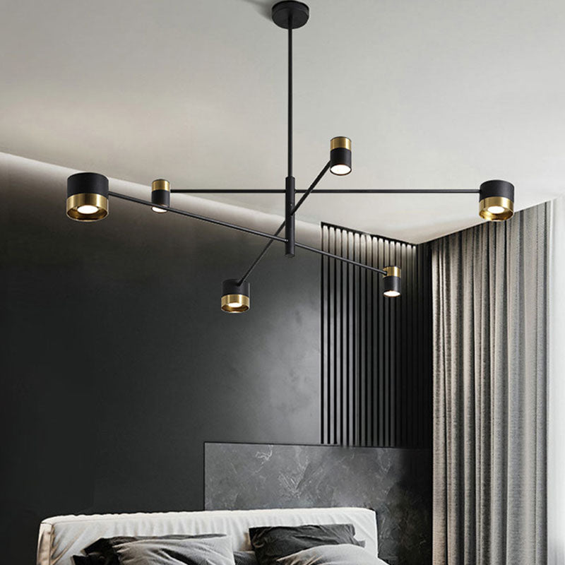 6/8 koppen plafond hanger licht postmoderne kroonluchter verlichtingsarmaturen