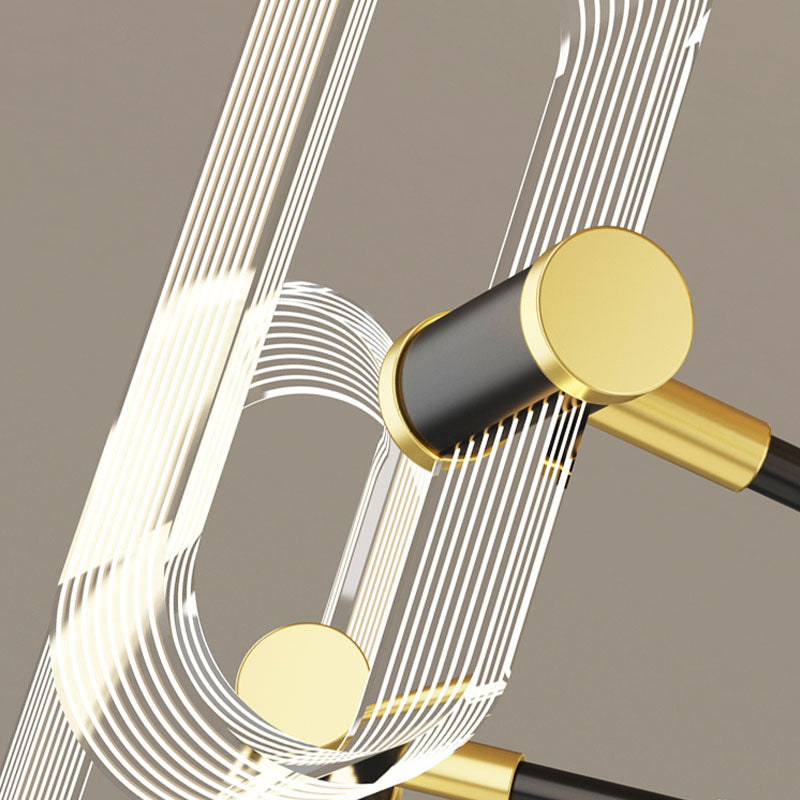 1/2 Tier LED Ceiling Pendant Light Modern Chandelier Lighting Fixtures