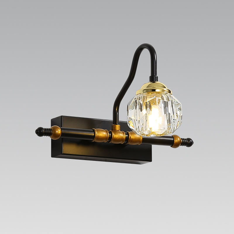 Lampada a specchio in cristallo a LED in stile nordico in lavaggio da bagno specchio lampada