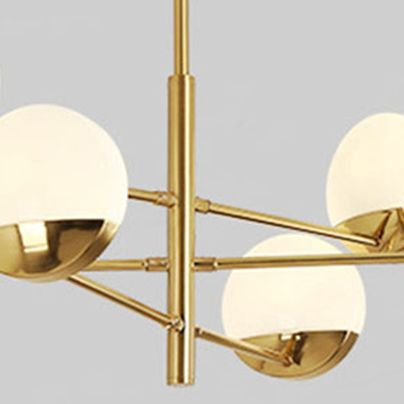 Eisendecke Anhänger Licht postmoderner Kronleuchterbeleuchtung in Gold