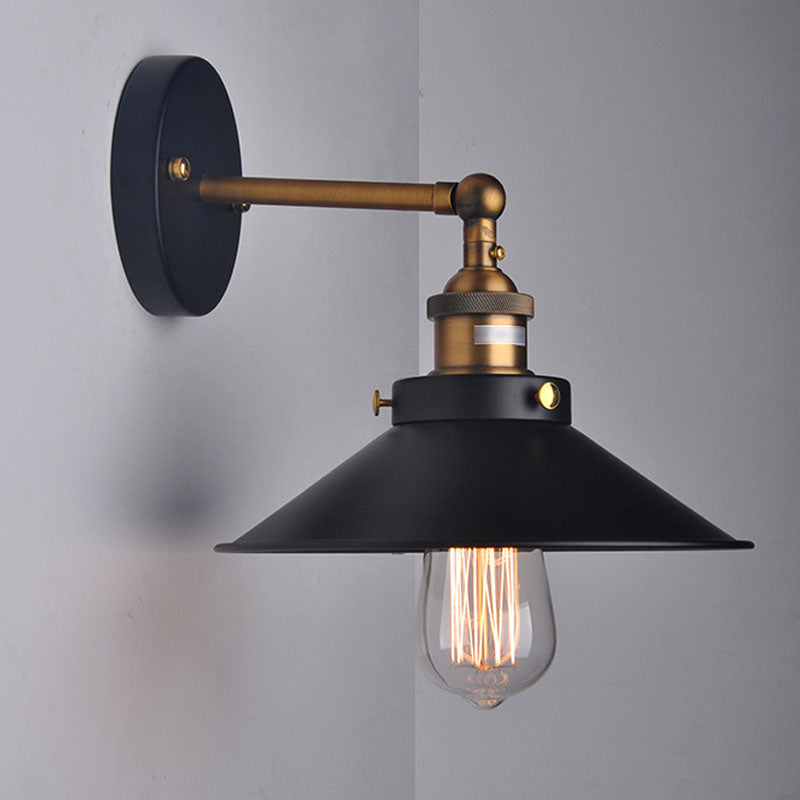 American Industry Style Wall Mount Lamp Fixture Adjustable Wall Sconce Light Fixture