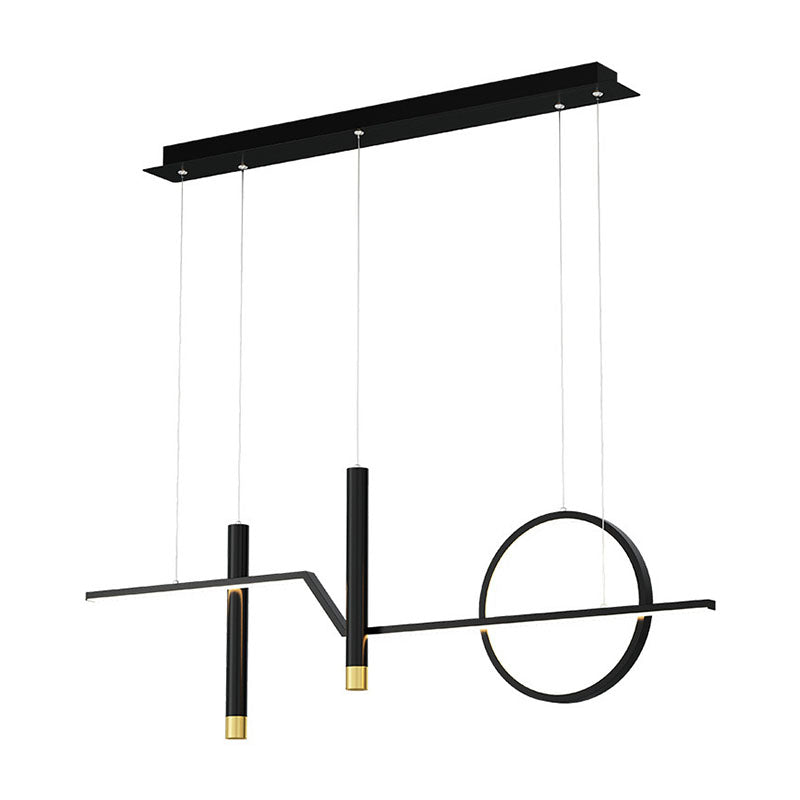 Linear Isola Lighting Acrilic Contemporary Simplicity Fishings a sospensione per il ristorante