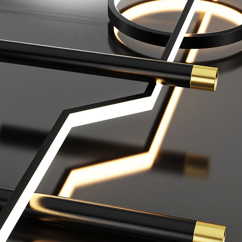 Linear Isola Lighting Acrilic Contemporary Simplicity Fishings a sospensione per il ristorante