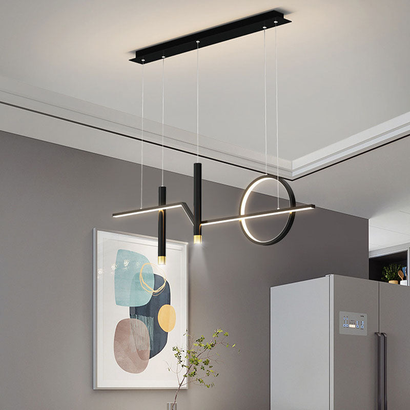 Linear Isola Lighting Acrilic Contemporary Simplicity Fishings a sospensione per il ristorante