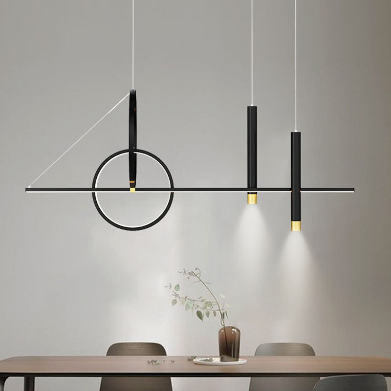Linear Isola Lighting Acrilic Contemporary Simplicity Fishings a sospensione per il ristorante