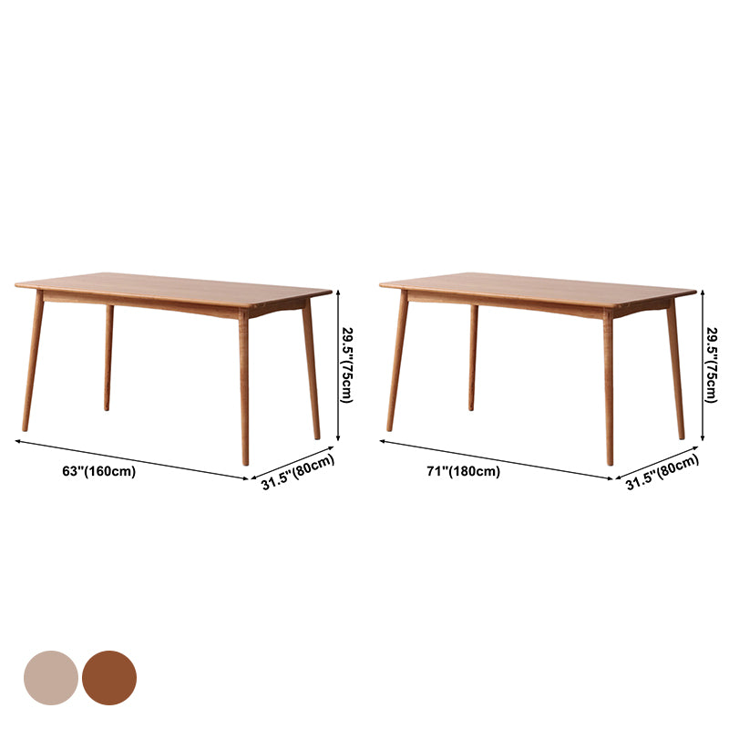 Modern Style Solid Wood Furniture 4-foot Dining Site Table for Dining Room