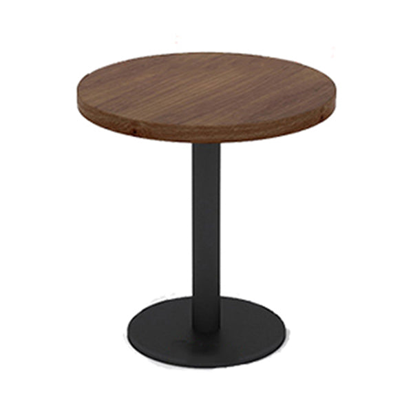 Industrial Massivholz Esstisch Brauner Tisch mit Metallbasis für Esszimmer