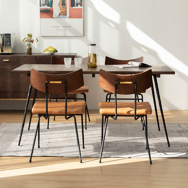 Muebles para el hogar de 4 pies de rectángulo de 4 pies Mesa de comedor de madera maciza para el hogar