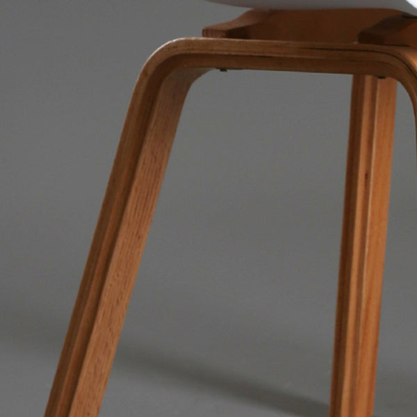 Contemporary Style Dining Room Chairs Kitchen Arm Chair with Wooden Legs