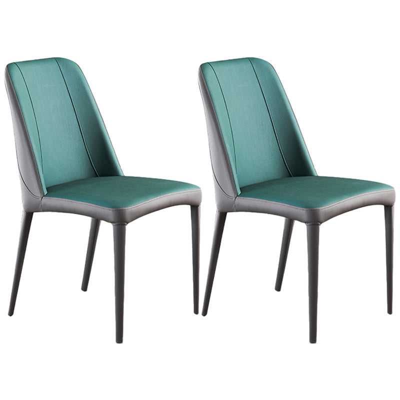 Chaises de salle à manger en métal contemporain Parsons Chaise sans arme pour usage à domicile